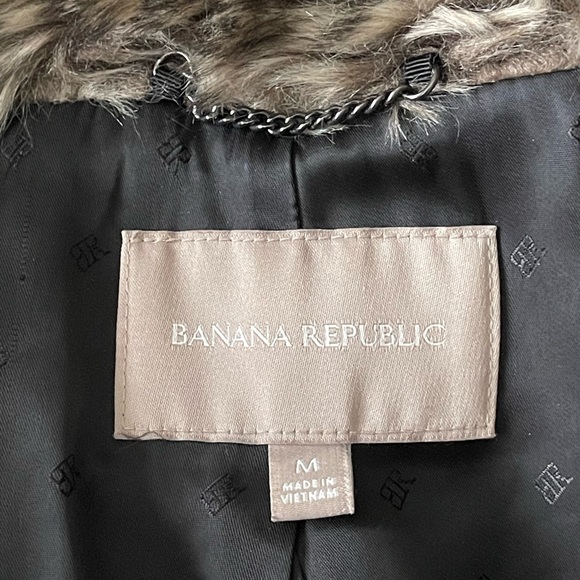 Banana Republic Dark Brown Faux Fur Vest (size M) - Picture 3 of 5